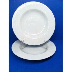 Vista Alegre "City" Portugal Set Of Two 9" Rimmed Soup Bowls Unused Condition